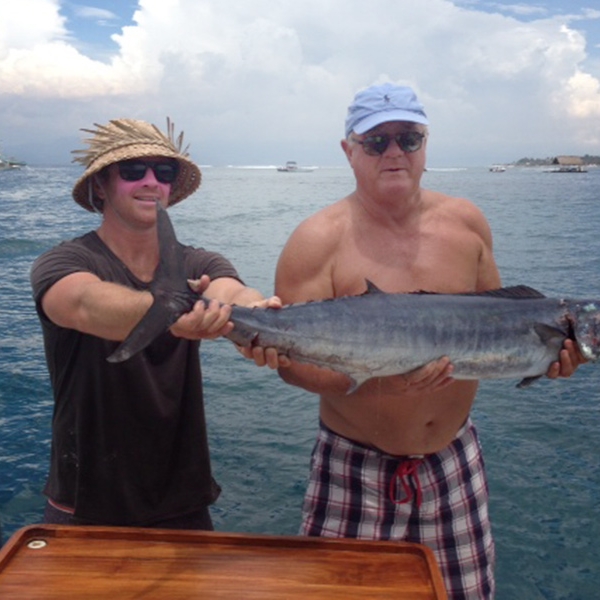 Charter fishing in Bali from our Luxury Villa on Nusa Lembongan